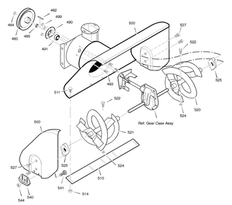 Part Location Diagram of 1502018E201 Briggs and Stratton Housing